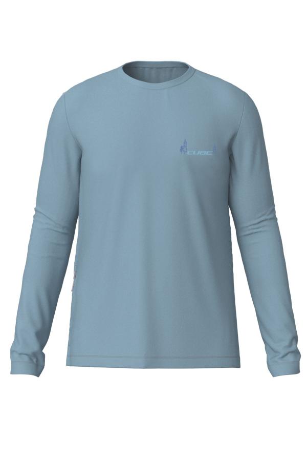 CUBE MTB Rundhalstrikot Soft Touch langarm Gr&ouml;&szlig;e: XL