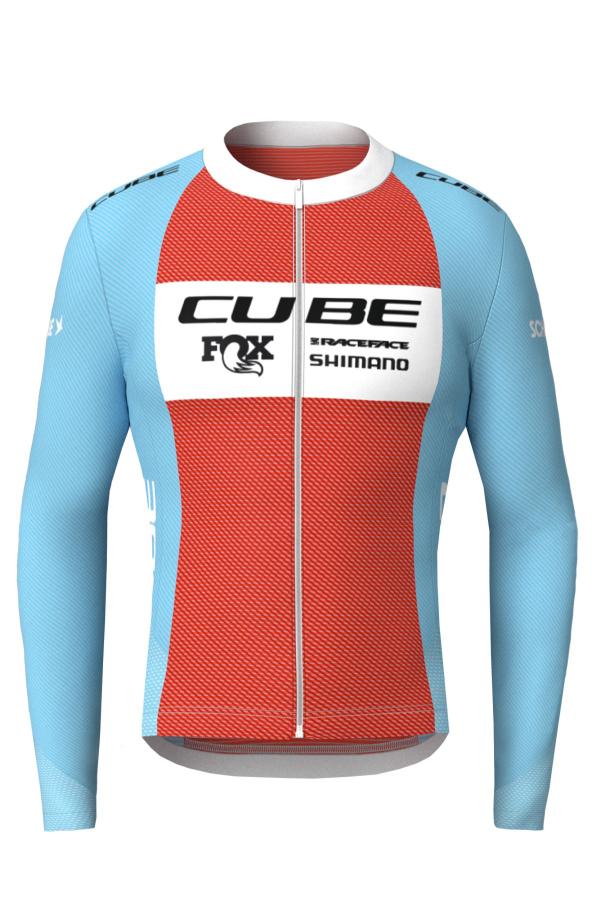 CUBE ROAD/XC Trikot X Factory Racing langarm Gr&ouml;&szlig;e: XXXL