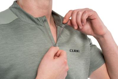 CUBE Trikot Half Zip CMPT kurzarm Gr&ouml;&szlig;e: S Produktbild 3