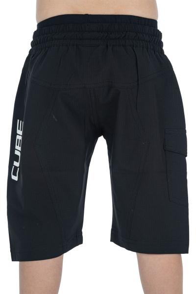 CUBE ROAD/XC Baggy Shorts ROOKIE inkl. Innenhose Gr&ouml;&szlig;e: M (122/128) Produktbild 1