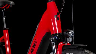 Cube Supreme Hybrid Comfort Pro 500 firered'n'black Gr&ouml;&szlig;e: Easy Entry 50 cm Produktbild 5